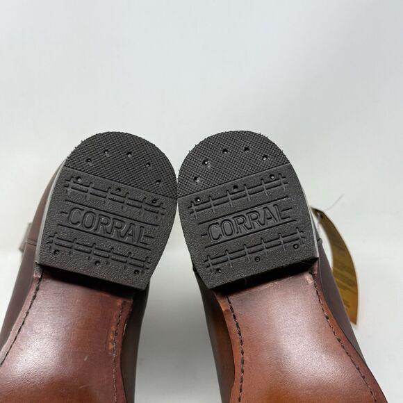 Corral A4068 Cowboy Roper Boots Mens 9 EE Wide Brown Leather Mid Calf Western - Picture 15 of 16